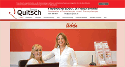 Desktop Screenshot of praxis-quitsch.de